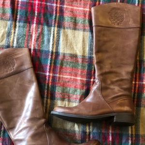 VINCE CAMUTO KELLINI LEATHER RIDING BOOTS